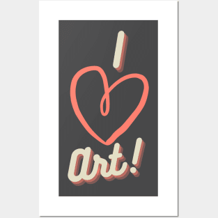 I "Heart" Art Posters and Art